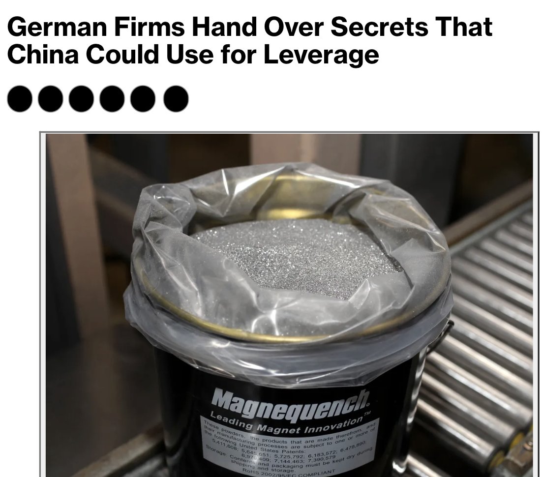 🚨 BREAKING INVESTIGATION: The Hidden Cost of Rare Earths – German Industry's Vulnerability to China's Strategic Leverage 🚨