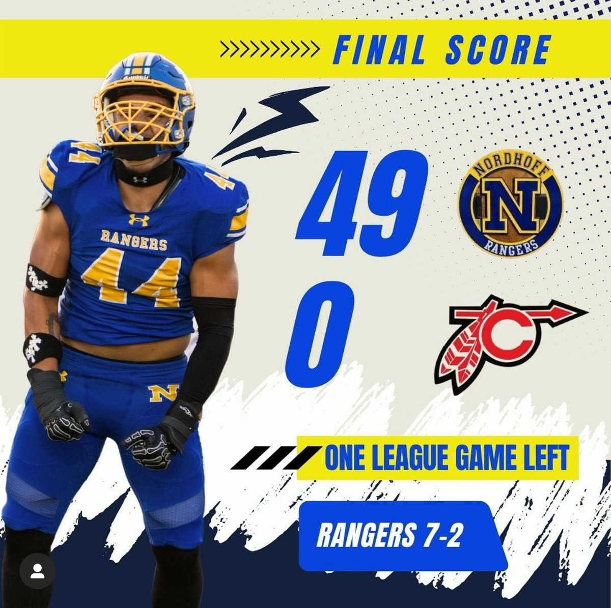 Nordhoff Rangers Football tweet media