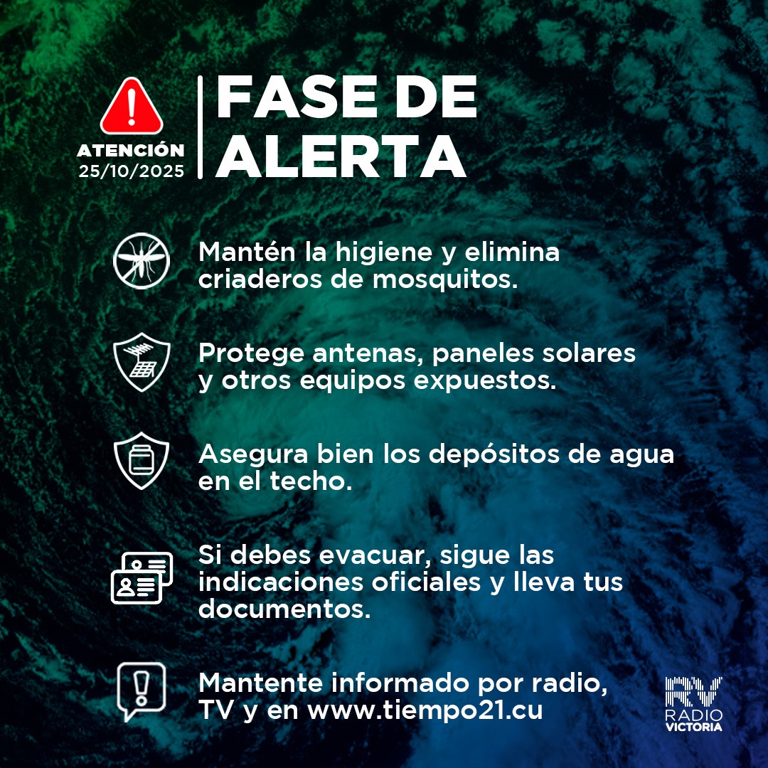 tiempo21cuba's tweet image. #LasTunas en Fase de Alerta Ciclónica #PreparadosYAlertas