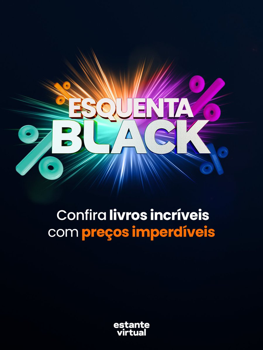 Aproveite o Esquenta Black Friday da Estante Virtual.📚Livros incríveis com preços imperdíveis. Confira: estantevirtual.com
