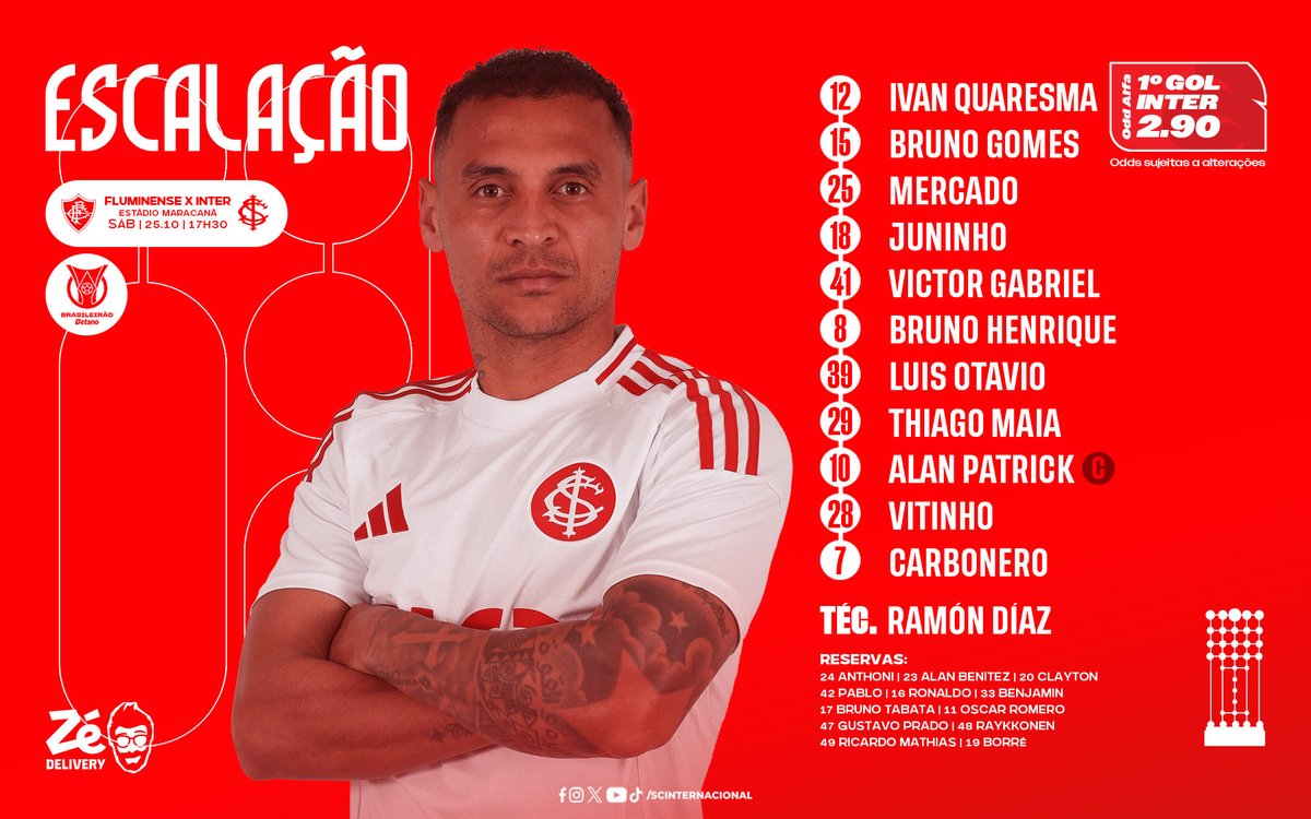 SCInternacional's tweet image. 📝 INTER ESCALADO! 🔥