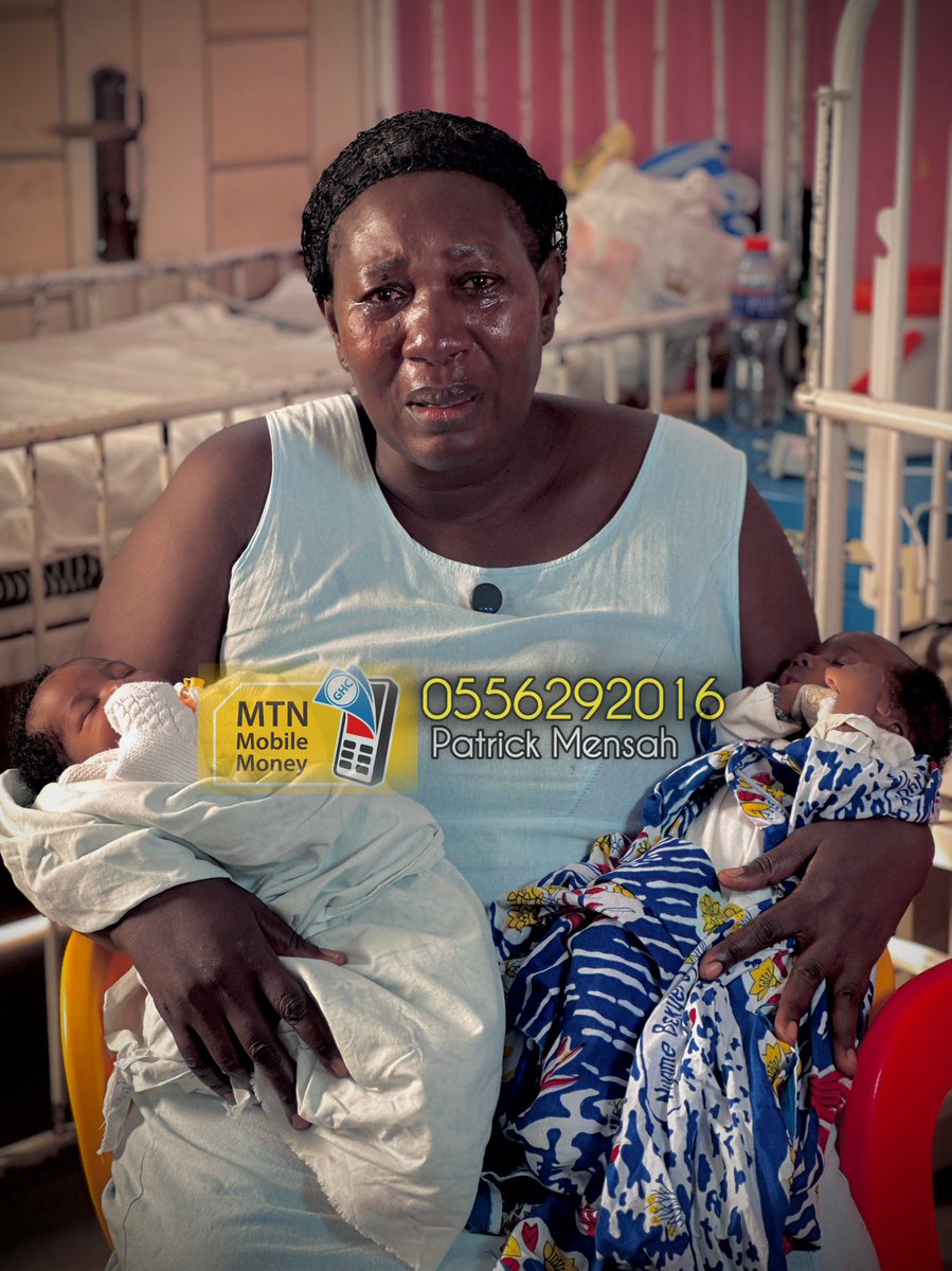 Twinsdiaries1's tweet photo. Urgent! Let’s save these baby twins who lost their mom few days ago.

Send your donations to 0556292016 (PATRICK MENSAH) https://t.co/7blHswNbHt