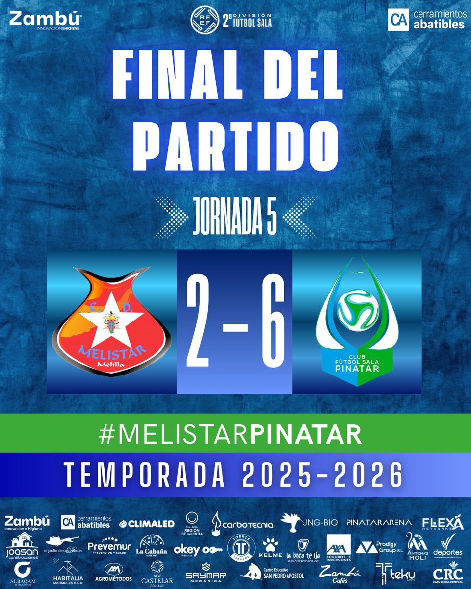 CFS_Pinatar's tweet image. 🔚¡FINAL, FINAAAAAL, FINAAAAAAAAAAALLLL, FINAAAAAAALLL!

💪🏻¡EXHIBICIÓN DE LOS NUESTROS PARA LOGRAR UNA GRAN VICTORIA EN TIERRAS MELILLENSES! ¡VAMOS, VAMOOOSSS, VAMOOOOSSSSS!🚀

#MelistarPinatar #GOZambúCA