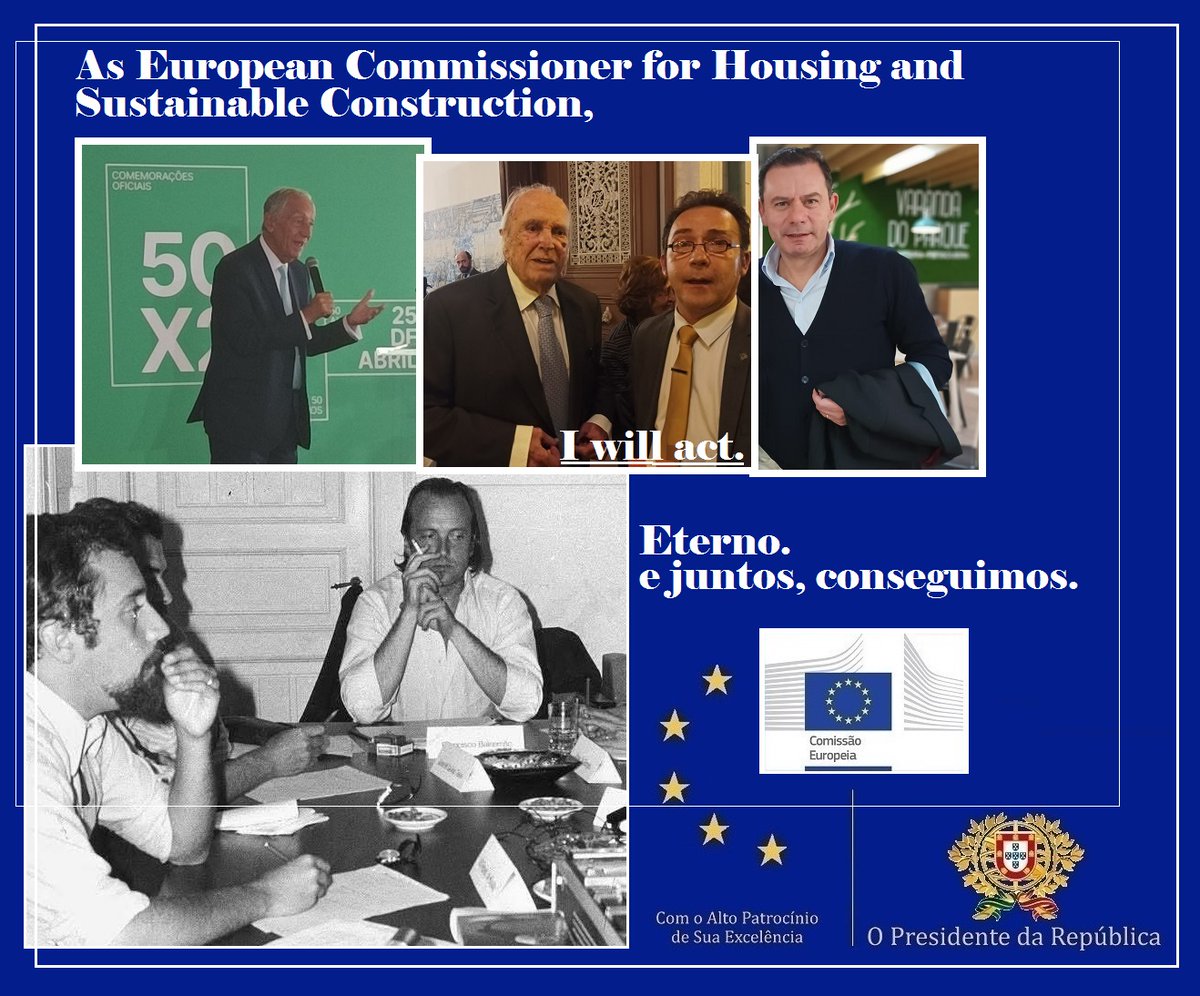 ♖🇪🇺 " Francisco Pinto Balsemão : Eterno . As European Commissioner for Housing and for Sustainable Construction, e juntos, conseguimos — I will act : facebook.com/reel/112655686…
#EuropeanCommission #EuropeanParliament #MoreBetterTogetherEUROPEAN #EuropeanCentralBank #EU2025DK