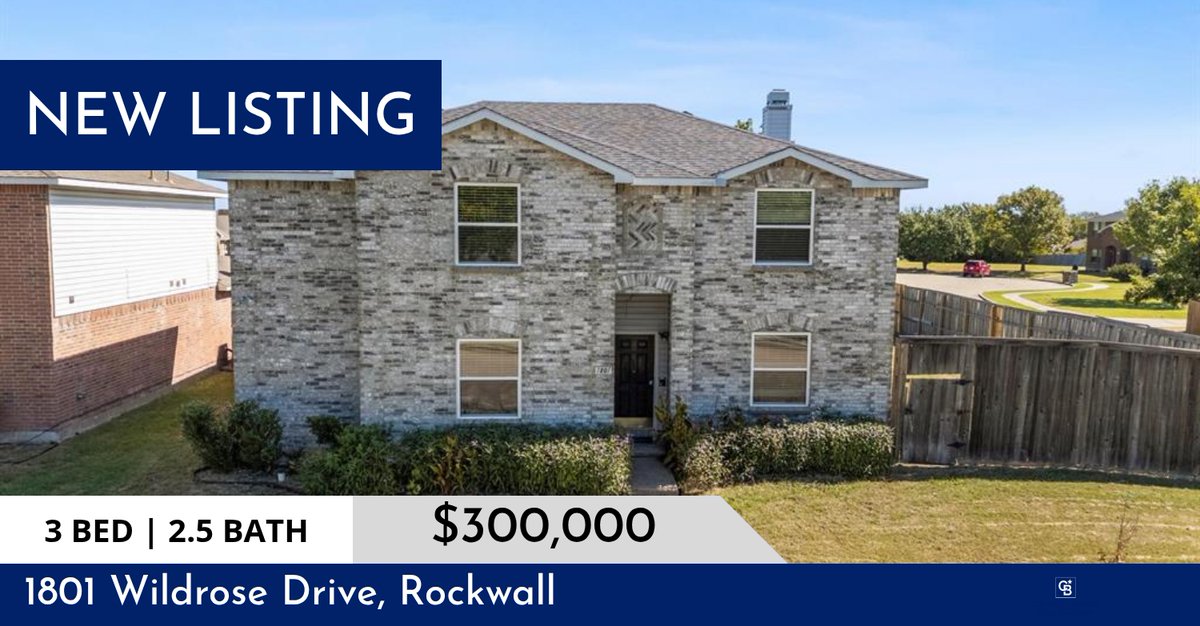 dhcb's tweet image. 📍 New Listing 📍 Take a look at this fantastic new property that just hit the market located at 1801 Wildrose Drive in Rockwall. Reach out here or at (214) 535-7858 for more information!

Listed by Cynthia McCauley

Debbie Holla... dholland.cbapex.com/showcase/1801-…