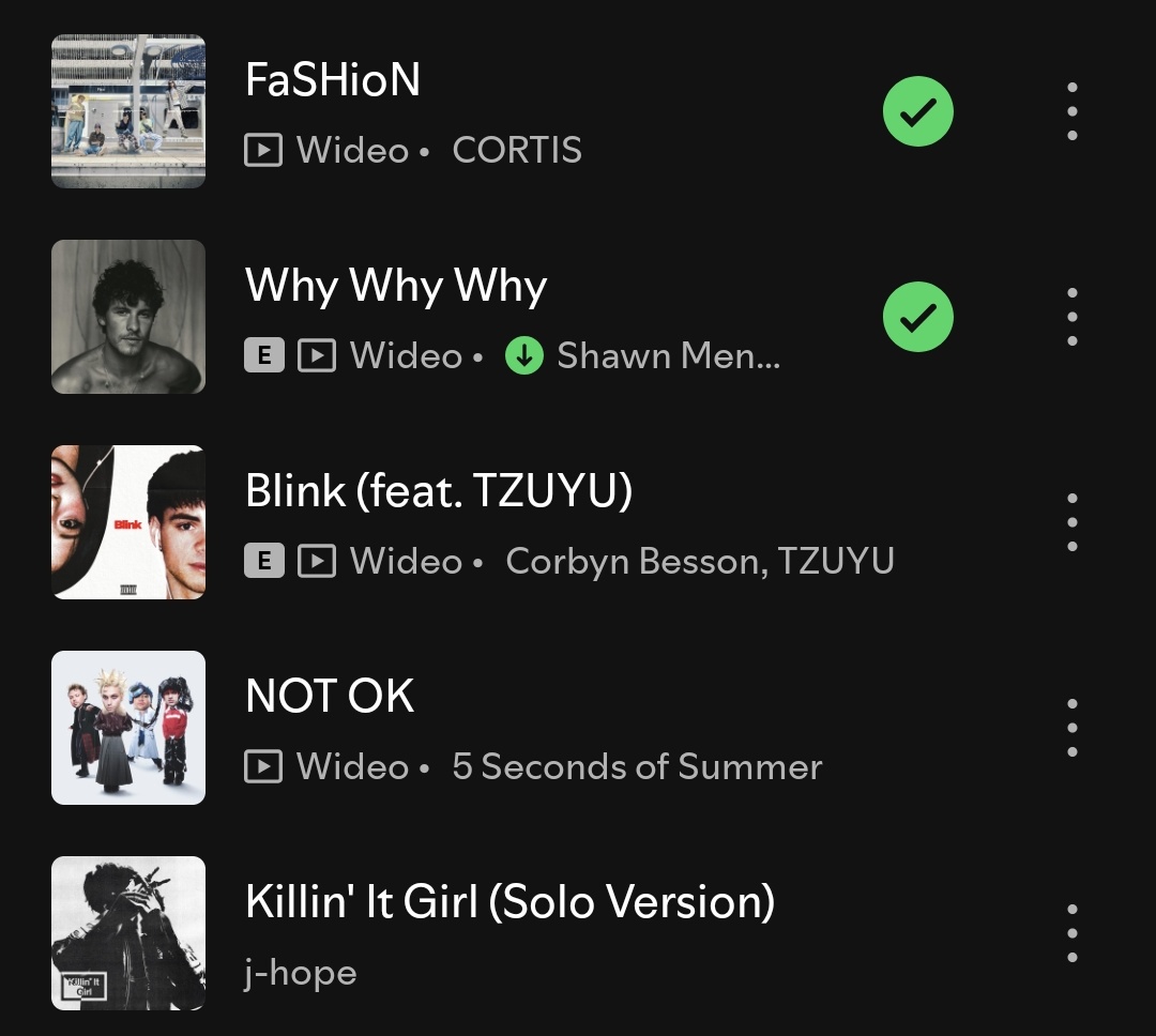 Top 5 on repeat 🫦