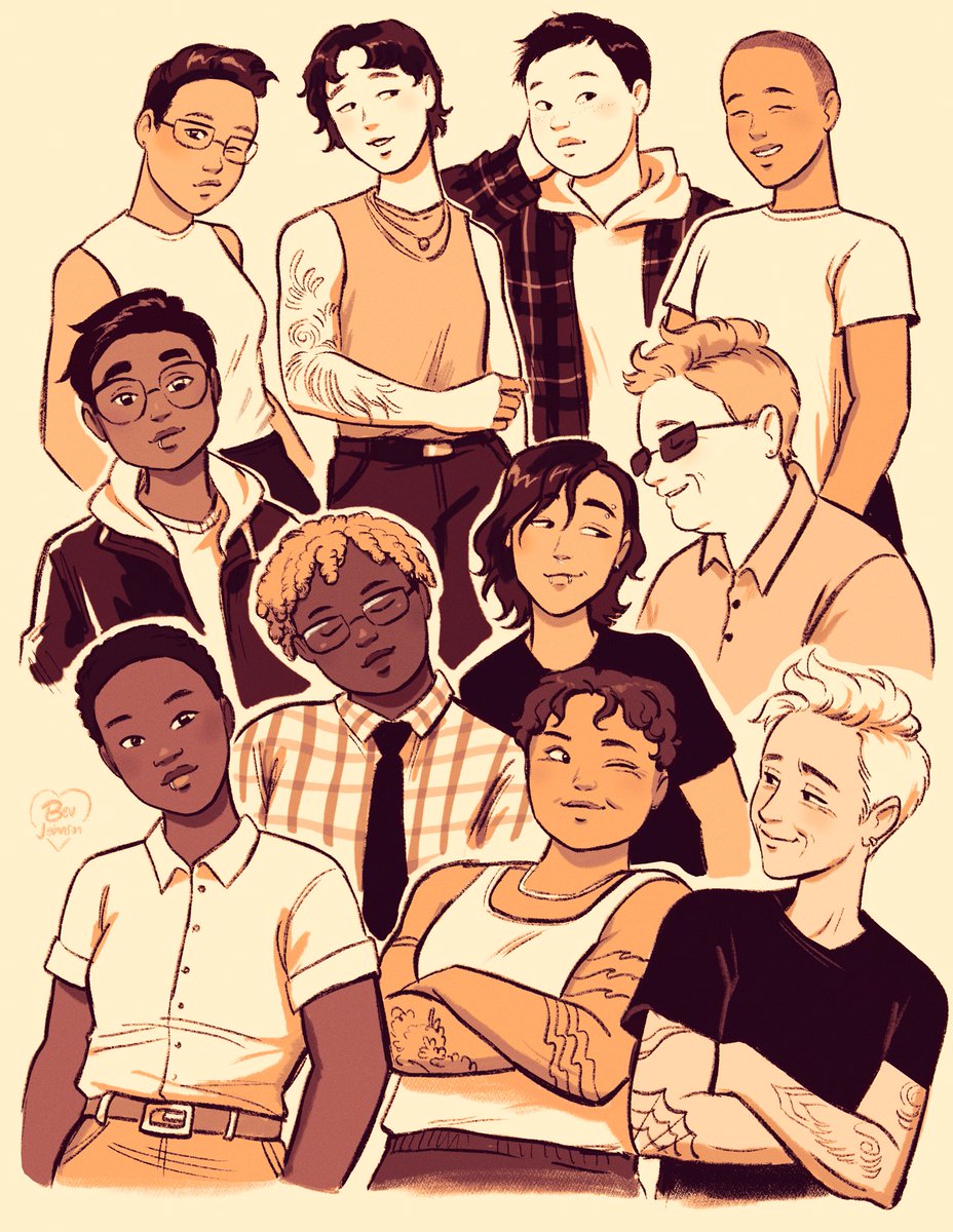 beverlylove's tweet image. butch doodles 🧡