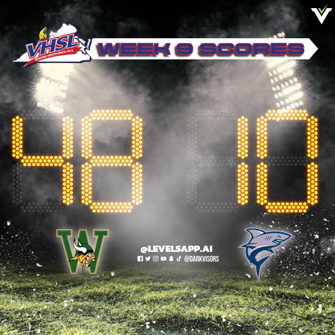 LevelsAppAi's tweet photo. FRIDAY NIGHT LIGHTS WENT CRAZY π₯π₯ Pt.1 of 3
Upsets. Big plays. Rivalry energy.
If your squad played last night, drop your score below and rep your team! Your school might be featured next week ππ #FNL #DMVFootball #LevelsApp #DarkVisors https://t.co/hpbS6n6GOV