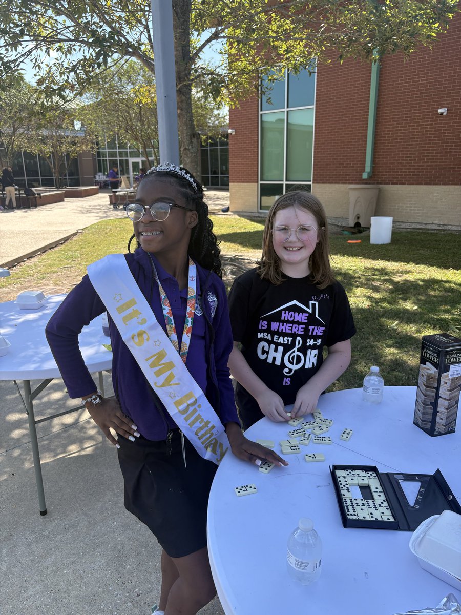 Yesterday, we held our annual MTSS Tailgate! 🎉 
￼
Students enjoyed a fun afternoon filled with music, nachos, and camaraderie with their classmates. Events like this remind us that positive behavior and hard work deserve to be celebrated! 💜⚔️