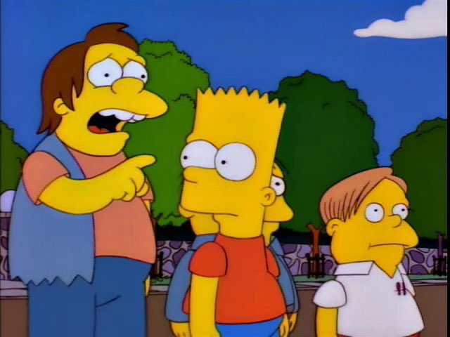 You guys are way off.

It's a secret lab where they take the brains out of zombies... and put 'em in the heads of other zombies to create a race of super-zombies!

That's the house?

#TheSimpsons