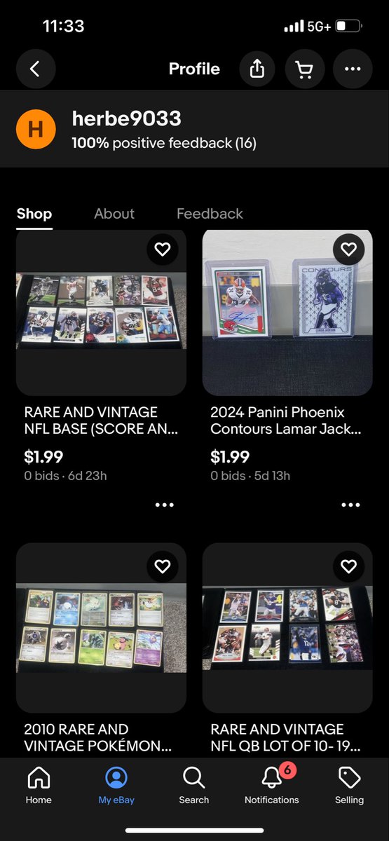 PSPNOLA1's tweet photo. https://t.co/pT4Rmg2xLH CHECK OUT MY EBAY “herbe9033” FOR NEW AND VINTAGE NFL ROOKIE LOTS AND OTHER RARE LISTINGS!! 🚨🚨 #thehobby #selling #sellingcards #tradingcards #cardshop #cards #eBay #ebay #ebayseller https://t.co/WvfjlJCGII