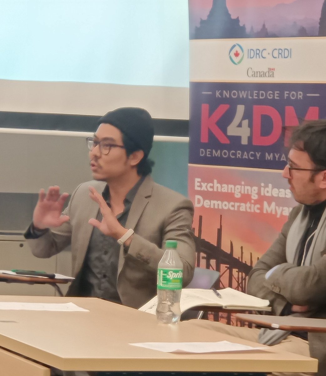 IDRC_Myanmar's tweet image. Upcoming #Burmese scholars discuss their graduate work from #secularization of #Buddhism to digital #shutdowns to gender-based violence #GBV @CCSEAS_CCEASE @uvic @IDRCinAsia #SouthEastAsia #K4DM