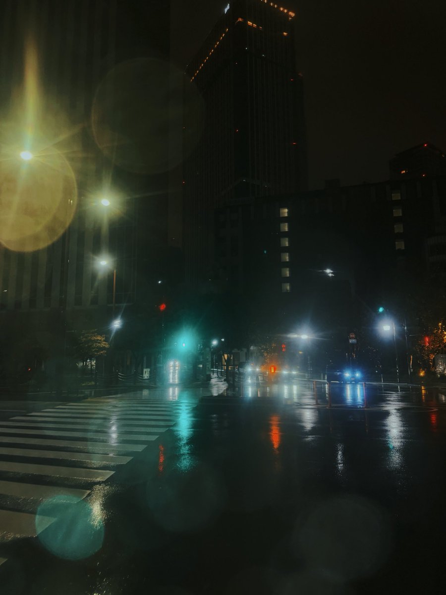 3am walks in the rain in search of fried chicken.