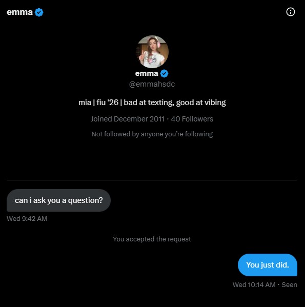SilverPolitical's tweet image. I see shit like this in my DMs all the time, and often recycled pictures of the same "female" with a different name. C'mon, if you gonna scam/OF advertise, at least try to make it convincing! 🤣