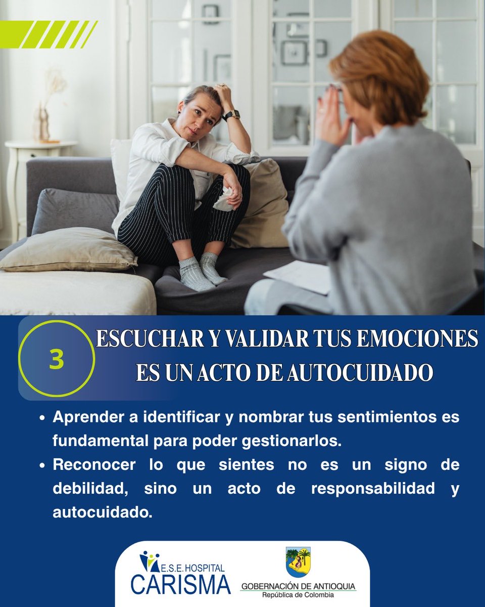 🧠💙 CUIDAR LA MENTE TAMBIÉN ES CUIDAR LA VIDA

Hablar de salud mental no es un signo de debilidad, es un acto de valentía. Escuchar, comprender y cuidar también son formas de sanar. 💬🤝

💙 Porque cuidar la mente es también cuidar el corazón.

#SaludMental #HospitalCarisma