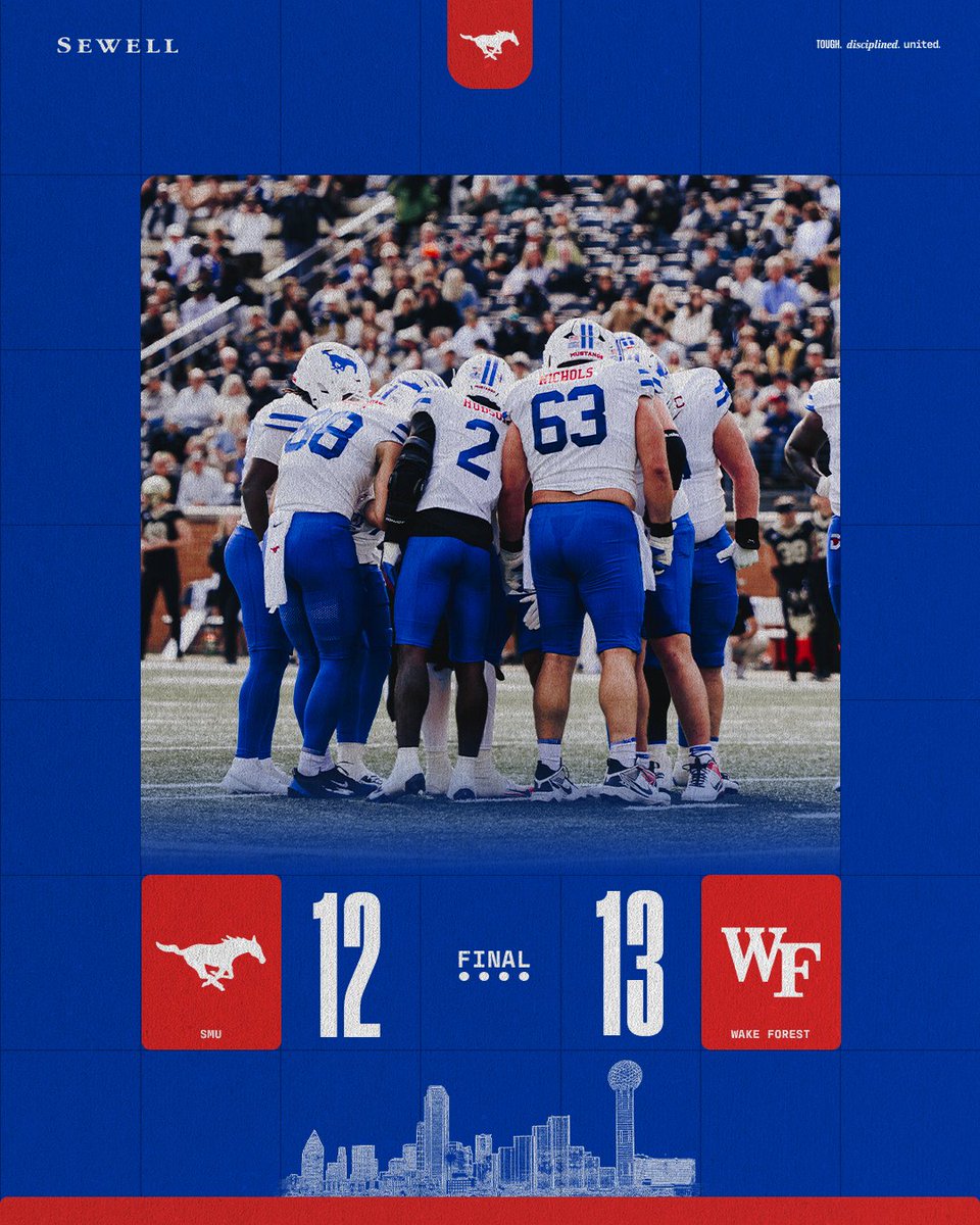 SMUFB's tweet image. Final.
@DriveSewell
