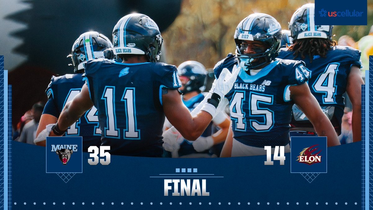 Make that FOUR straight wins for the Black Bears!!

See you all next weekend as we take on Stony Brook at our place!

#BlackBearNation | ⬆️