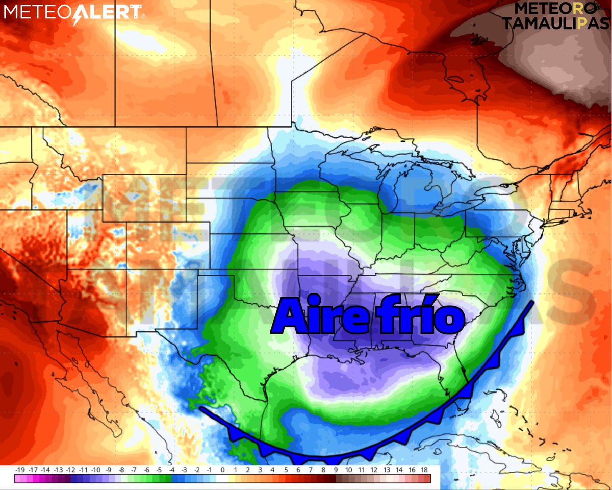 🔵 LLEGARÁ EL PRIMER AIRECITO FRESCO PERCEPTIBLE DE LA TEMPORADA 🥰

Un frente frío cruzaría #Tamaulipas a mediados de semana, dejando un descenso térmico ligero pero ya perceptible.

🍁🍂 ¡Panorama más otoñal en los siguientes días!