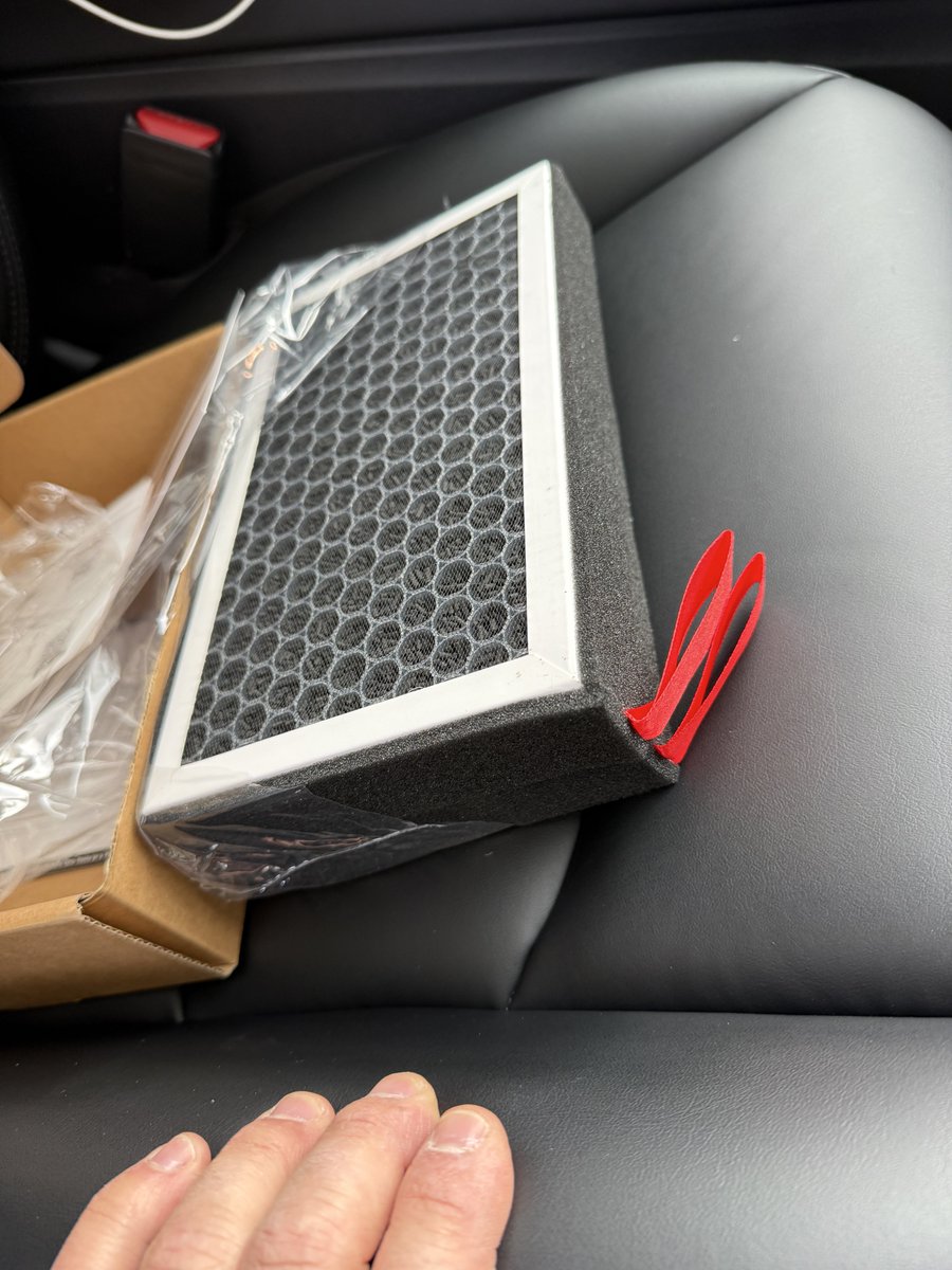 Cabin air filter change. About 15 months , try to do it yearly. I honestly probably don’t, the filters looked almost new. 

Did the big HEPA filter last year. 

What does everyone else do ? 

2023 Model Y AWD