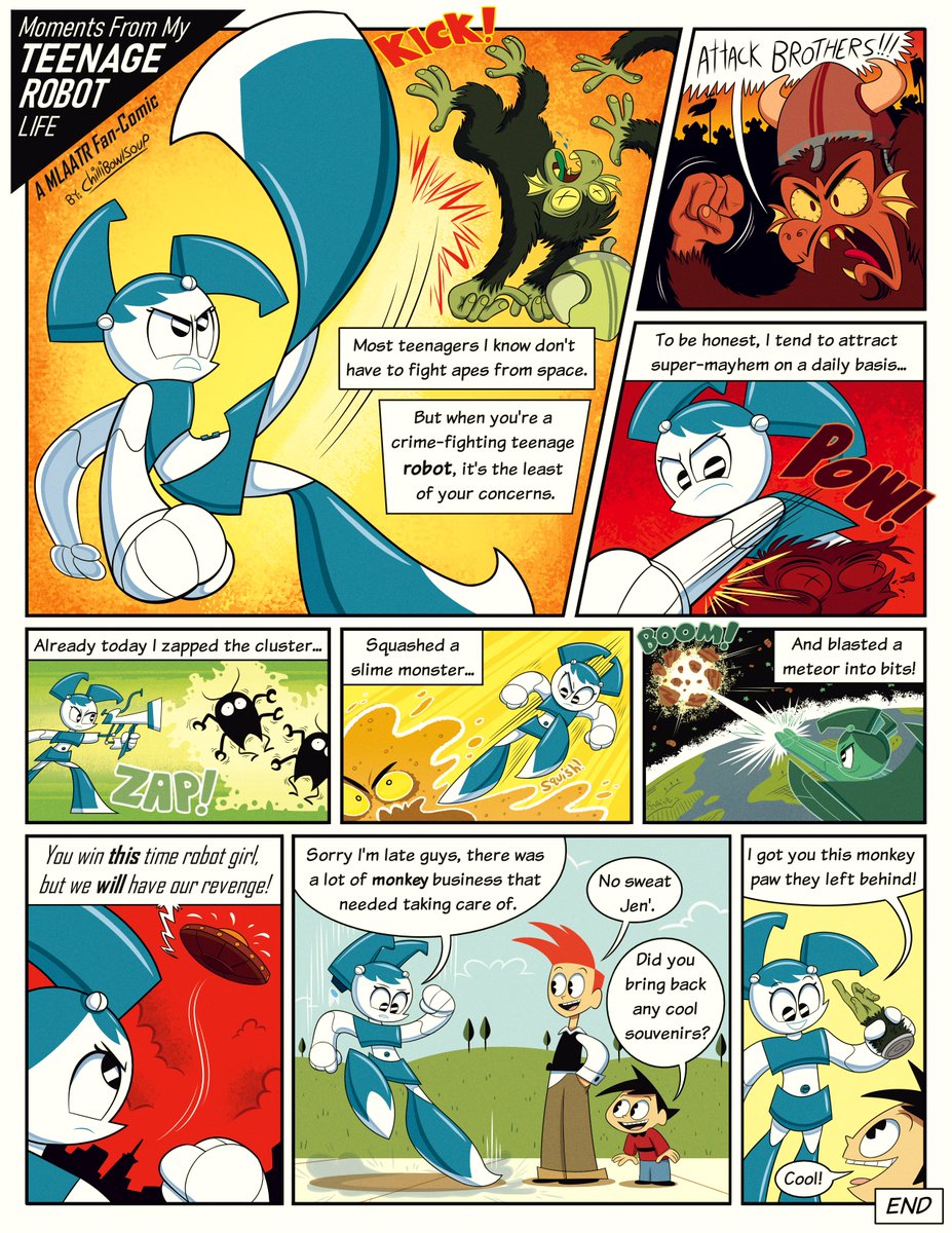 Jenny stars in her very own action-packed, kick-butt comic! #jennywakeman #mlaatr