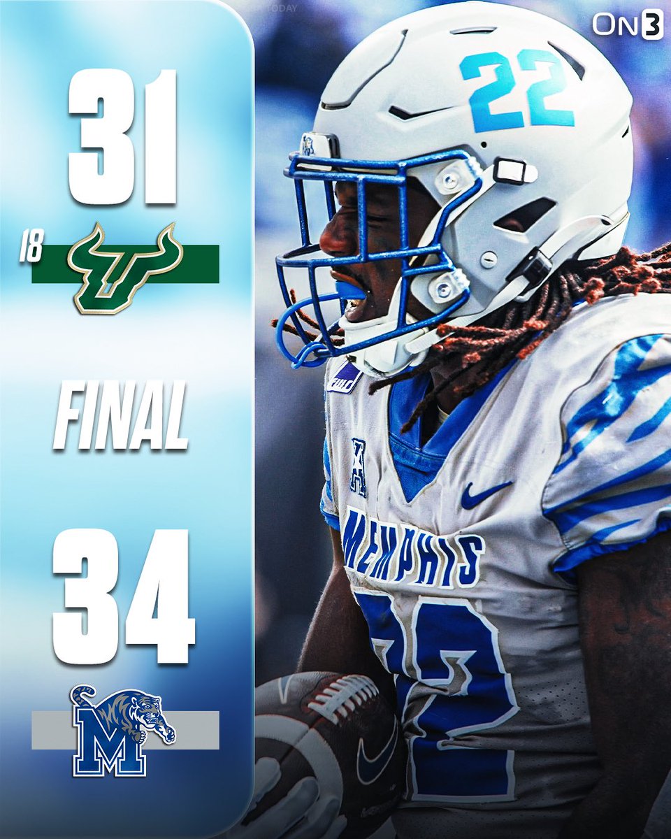 Memphis hangs on and takes down No. 18 USF🐅