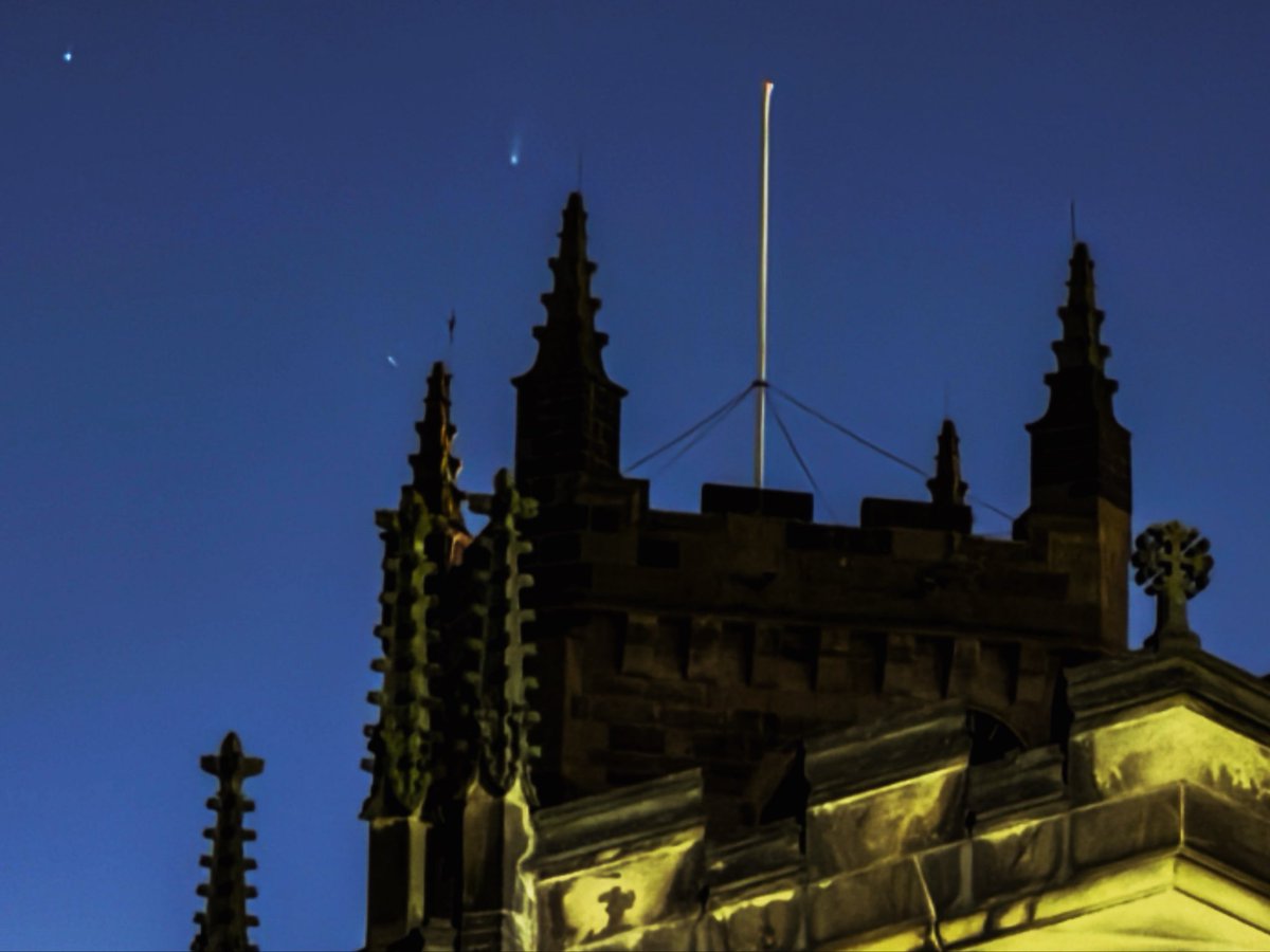 Is that a comet over St. Oswald’s? C2025 A6 (Lemmon) will be back again in 1,350 years!