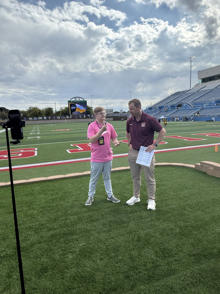 Post game interviews for the winners!