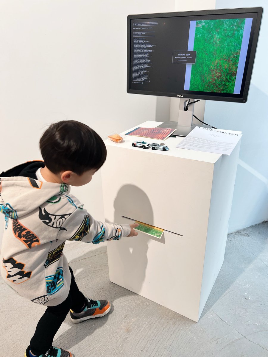 My son was super happy to try our amazing installation, so be sure to come or be sad forever because you missed it…

Code+Matter last day tomorrow

17 rue chapon 
75017 paris