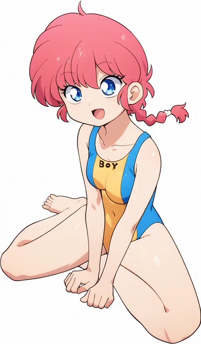 BOY水着よかったです!色合いも良く女らんまのスタイルが良き、というか胸が増量してたきがする二期は女らんま活躍多いので嬉しいですな次は格闘出前かな?楽しみよー! #らんまアニメ
