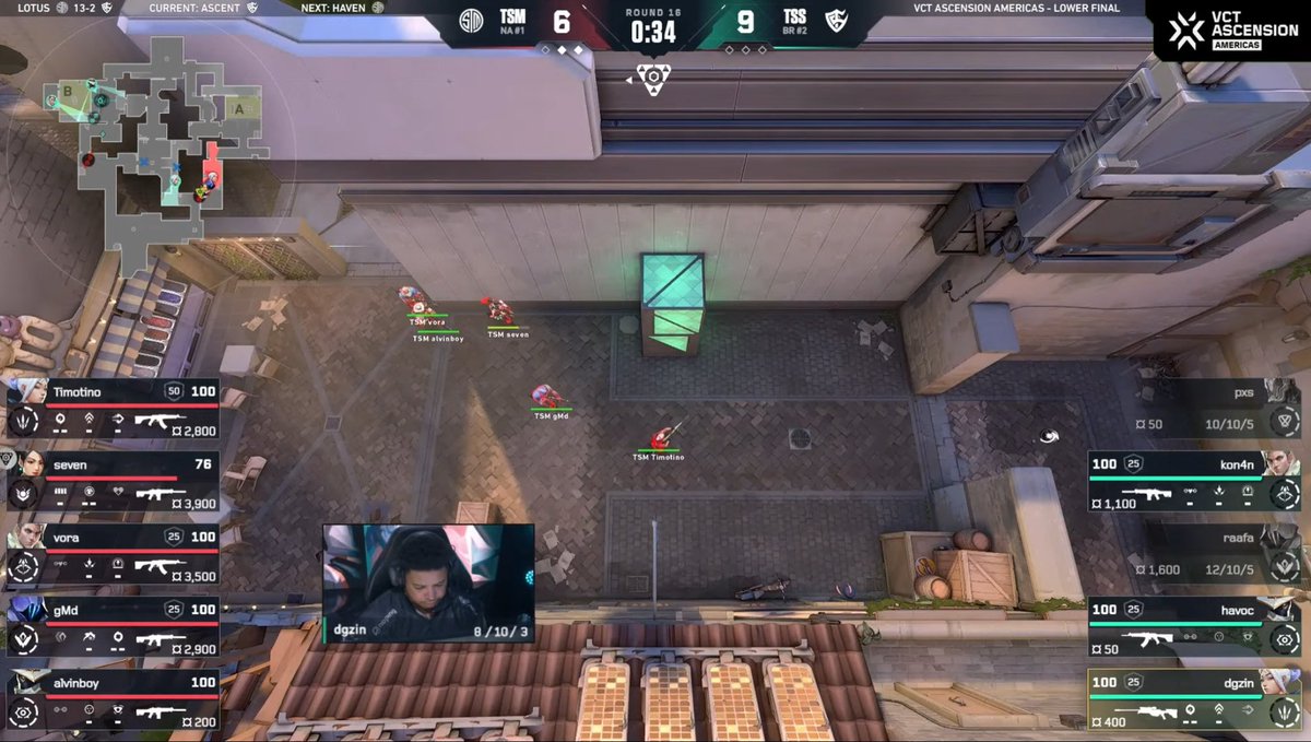 🚨A LOT OF PEOPLE MISSED THIS IN THE VCT AMERICAS ASCENSION LOWER FINAL🚨

When TSM were crawling A they created a formation resembling y=-√x

Was this intentional? 🤔💭🧐