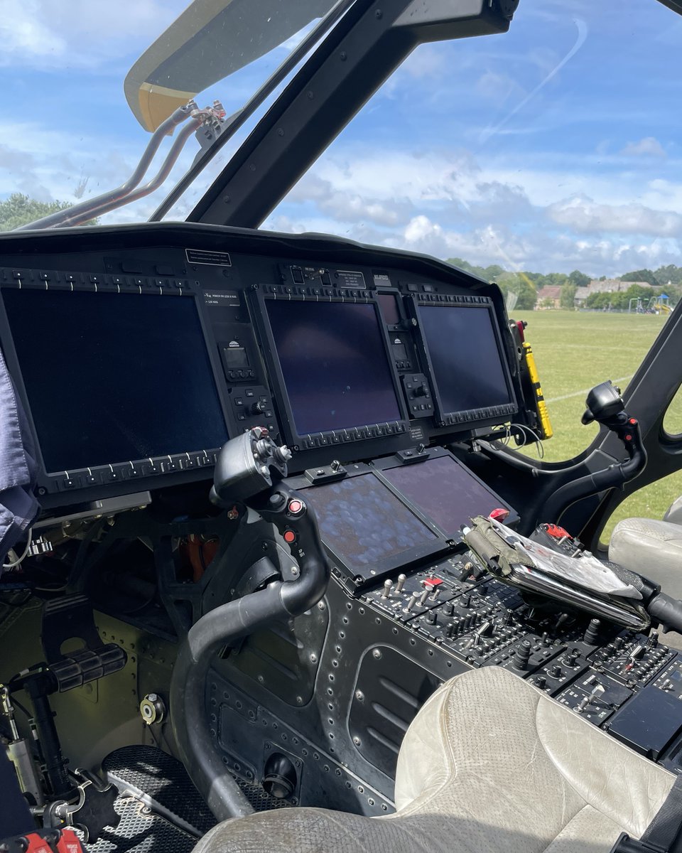 Step into the cockpit of our life-saving air ambulance helicopter! 🚁✨