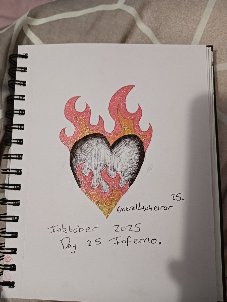 Emerald404error's tweet image. #inkober #inktober2025 #inktoberday25 #inktoberday25inferno #artchallenge