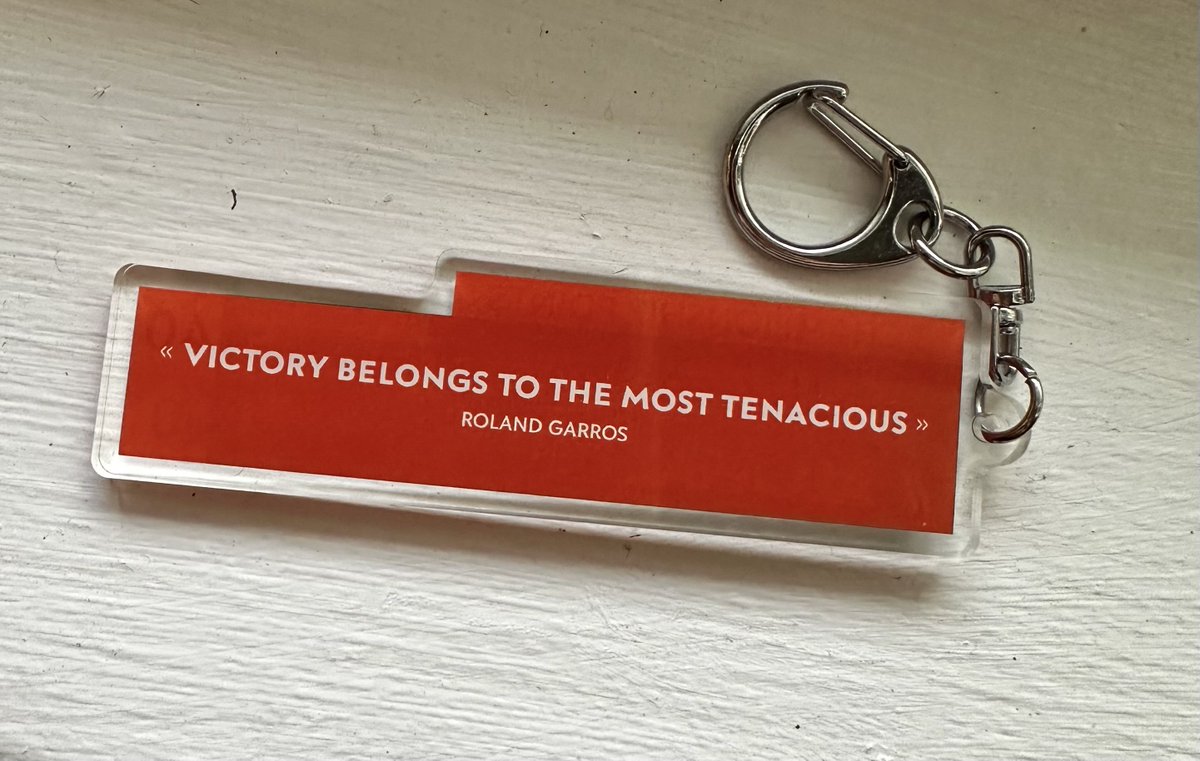 HotAsPuck's tweet image. new backpack keychain came in! 

#RolandGarros