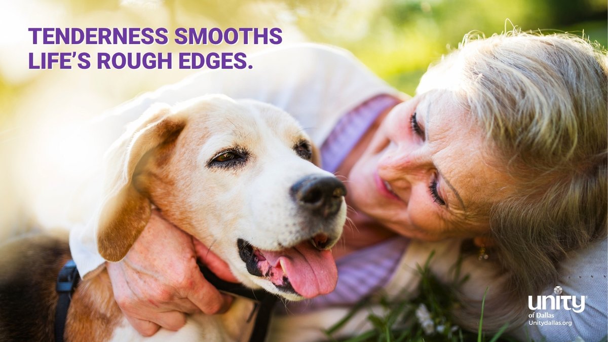 UnityDallas's tweet image. Tenderness 
“TENDERNESS SMOOTHS LIFE’S ROUGH EDGES.”– Dailyword.com
#DailyWord #Unity #UnityDallas #Tenderness