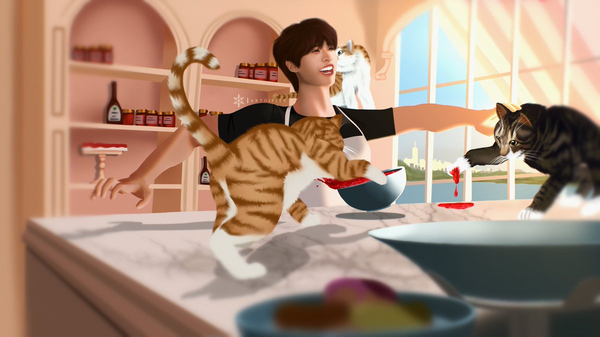 ArtdipityX's tweet photo. 😺 JJAM Cat Lee Know 😺

Soonie, Doongie, and Dori playing with jam that Lee Know spent a lot of time on

LEE KNOW BORN TO INSPIRE
#리노의_푸딩같은_달콤한_생일
#PoetryInMotionLeeKnow
#HappyLeeKnowDay https://t.co/yFQqercGEC