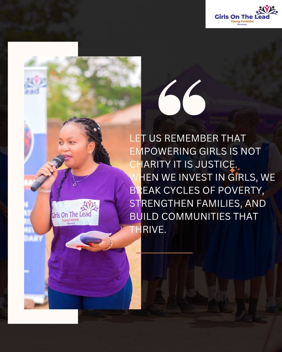 Empowering words from our Executive Director, Ms. Susan Chisi, as we commemorated the International Day of the Girl Child.
#girlsonthelead
#EmpowerHer