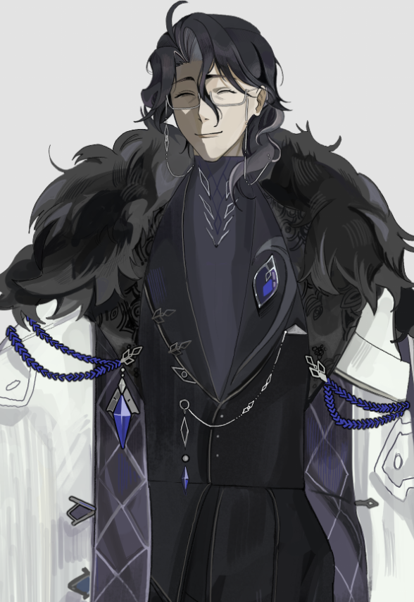 Hummingobserver's tweet image. Still think this was the best I&apos;ve drawn Pantalone&apos;s clothes. 
(The complete drawing is actually a full body but it looks a little bad)