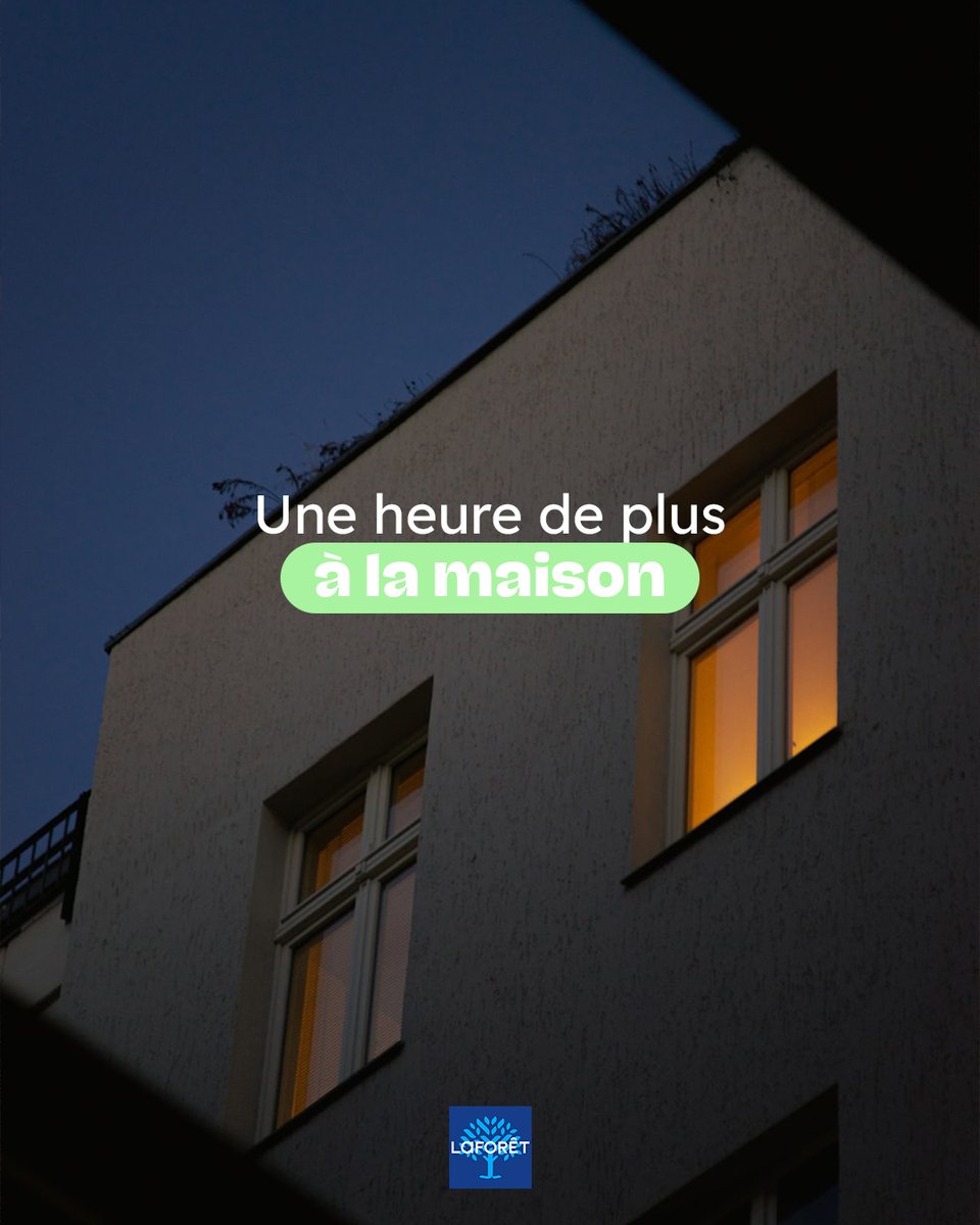 clme95231's tweet photo. 🕦 Ce week-end, on recule d’une heure ! Une heure de plus pour rêver à votre futur projet immobilier avec Laforêt… 💭🏠 https://t.co/rz5gsRJCmV