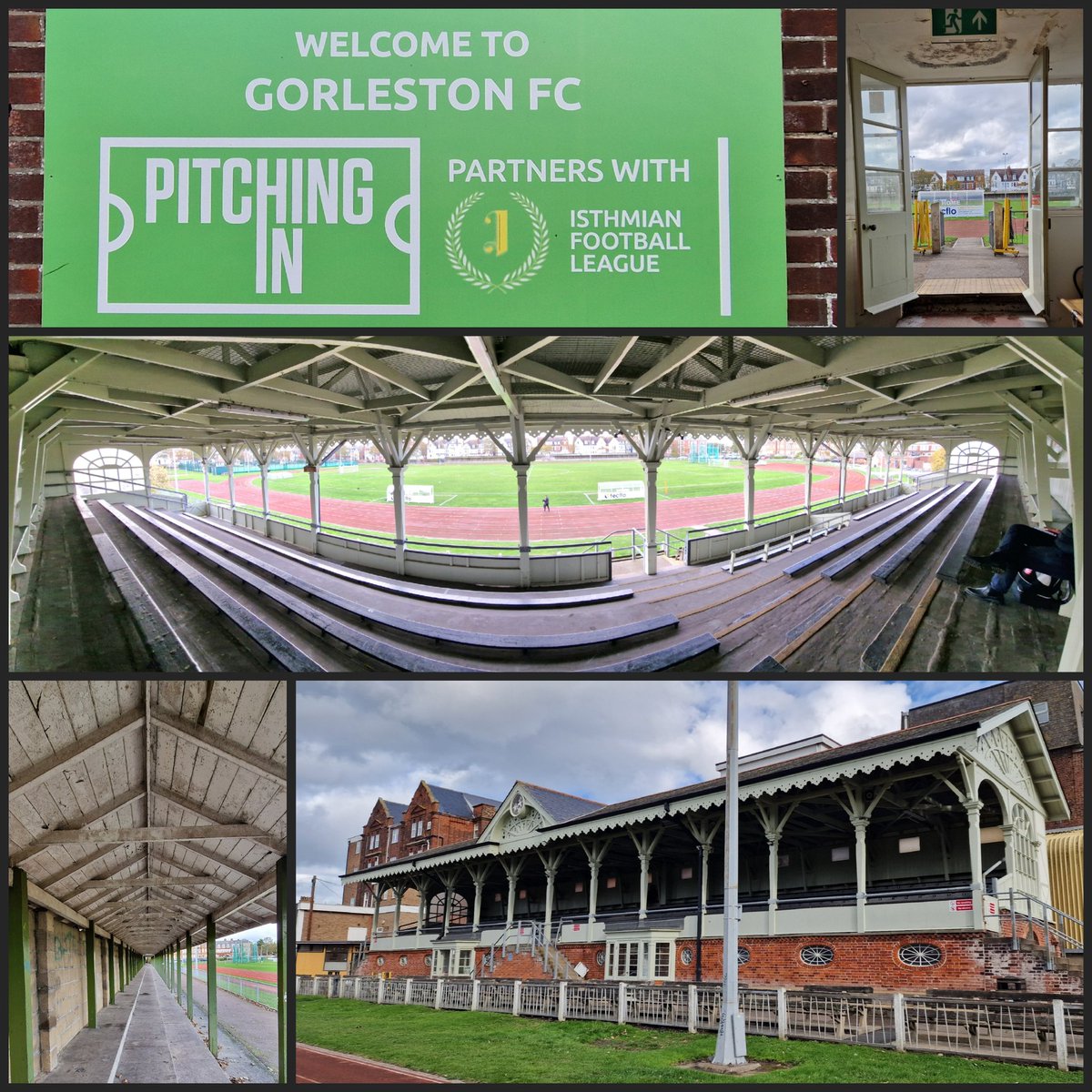 First visit to Wellesley Stadium for the <a href="/IsthmianLeague/">The Pitching In Isthmian League</a> Division North game that ended <a href="/gorlestonfc/">Gorleston Football Club</a>(1)1 <a href="/Bowerspitseafc/">Bowers & Pitsea FC</a> (0)0. Att: 110
This top of the table clash failed to inspire.The Greens won via a 1st half penalty.
Best wishes to both sides for the season. 
#groundhopping