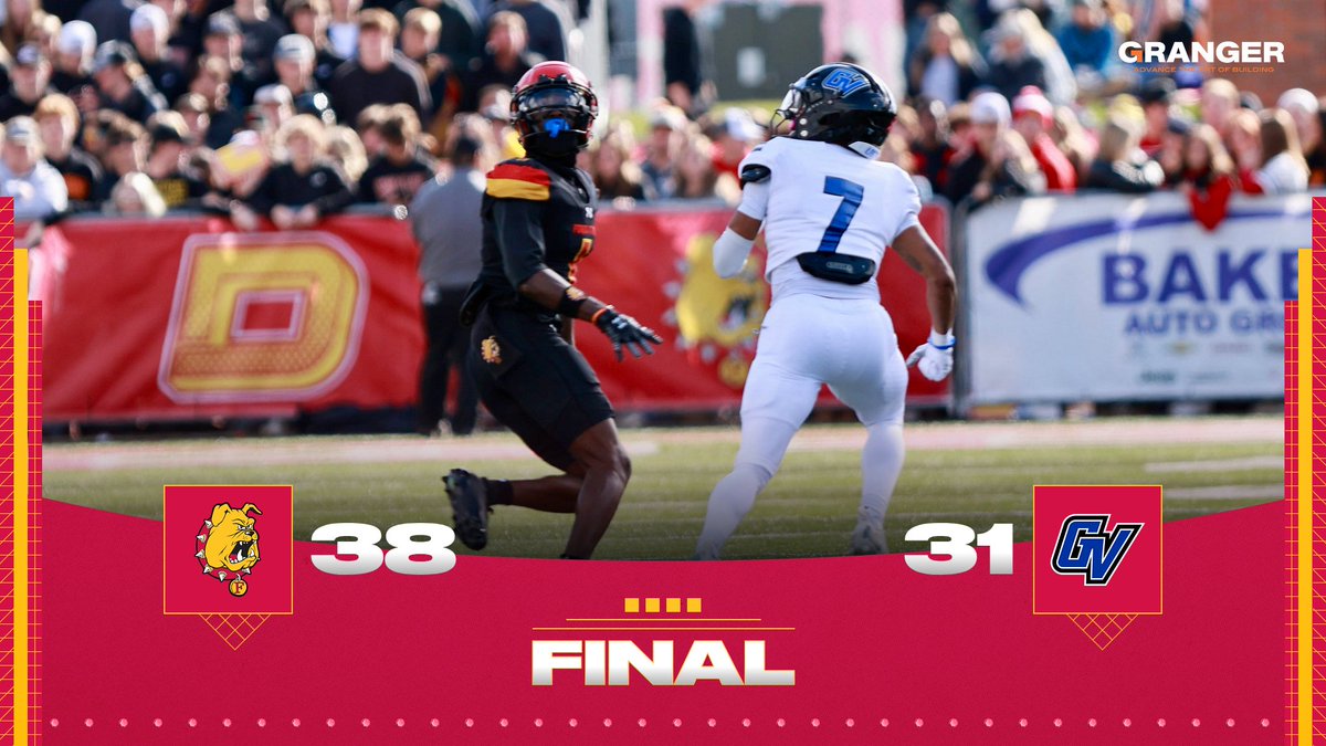 VICTORY! The Anchor-Bone Stays In Big Rapids! FSU beats GVSU in a hard-fought game!