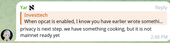Currently sitting below 8 million mcap, <a href="/BellsChain/">Bellscoin Blockchain 🔔</a> runs at 130 tps, has Segwit, Taproot, most inscriptions of any chain, decentralized marketplace on nintond.io , soon op_cat enabled, and next privacy feature, possible quantum resistance?? Hidden gem.