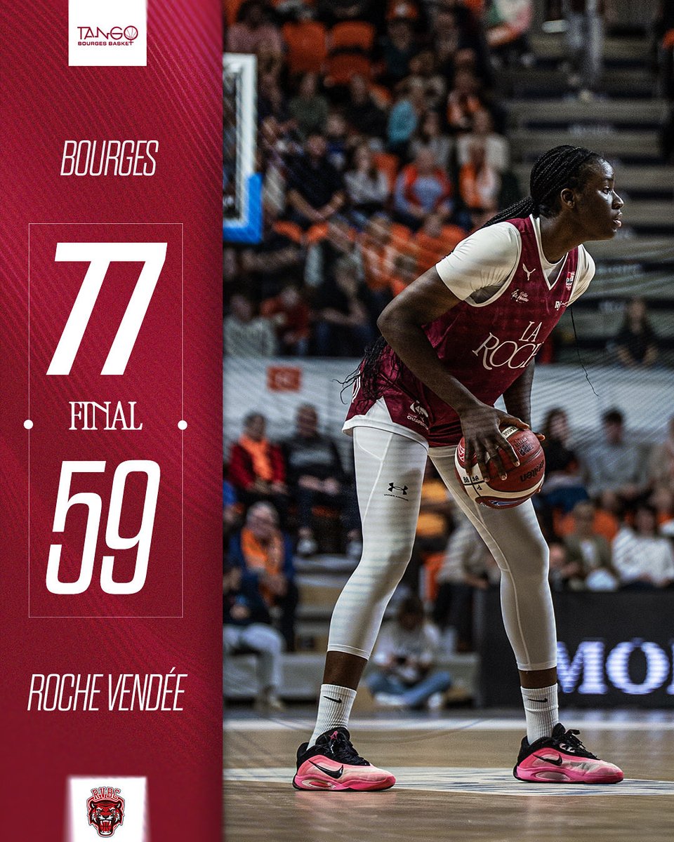 Les Tigresses craquent encore dans le 4ème quart-temps et s’inclinent face à la belle équipe de Bourges ! ❌