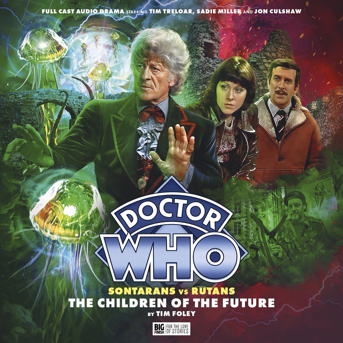 TheMetalWhovian's tweet photo. #NewProfilePic is my current #BigFinish listen, "Sontarans vs Rutans: The Children of the Future" by Tim Foley.
#DoctorWho #3rdDoctor #SarahJaneSmith #TheBrigadier #SontaransVsRutans https://t.co/VEFP57PEHi