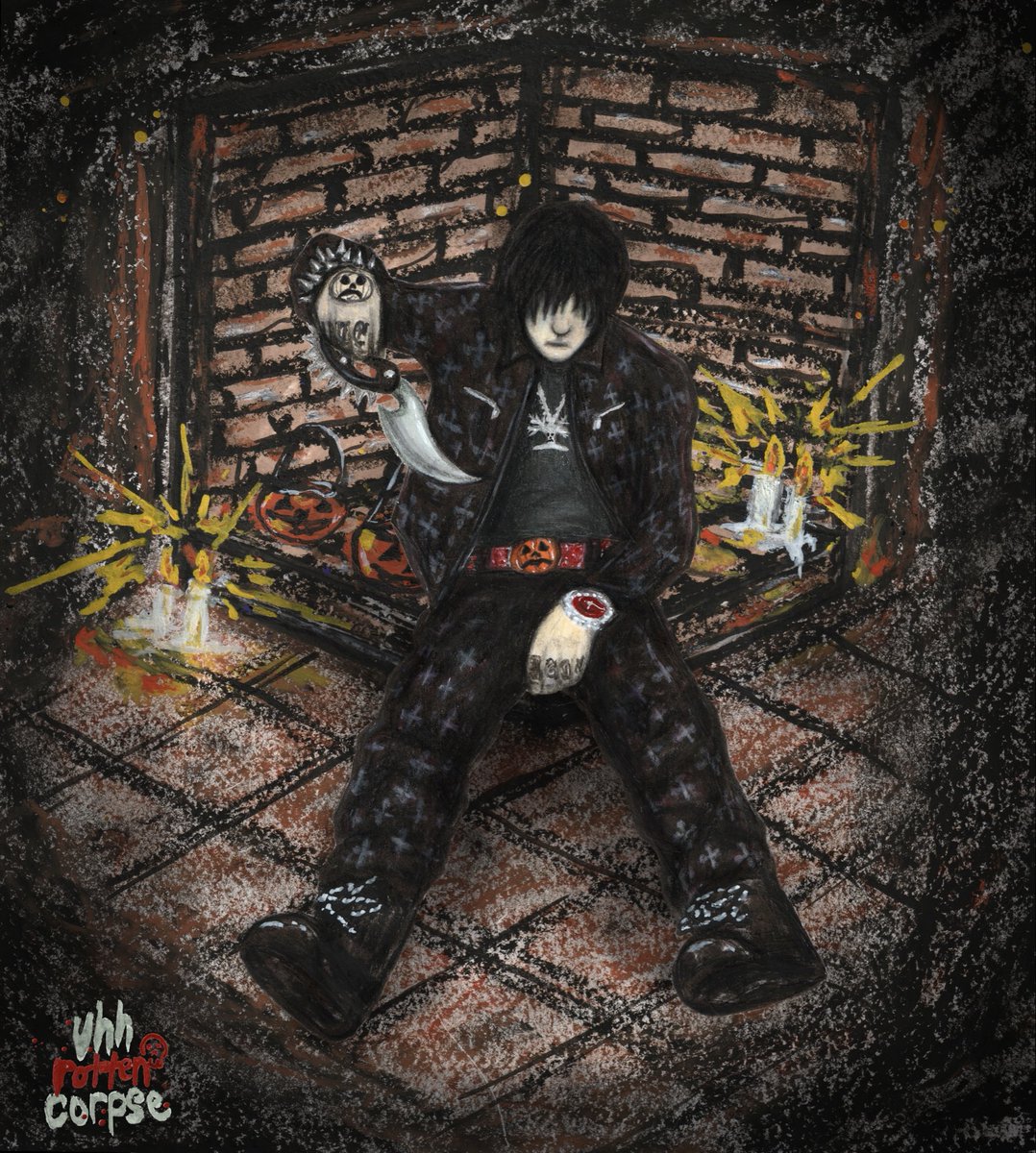 uhhrottencorpse's tweet photo. Grave man #sematary #hauntedmound #fanart #mixedmedia https://t.co/YhGHFNj4y5