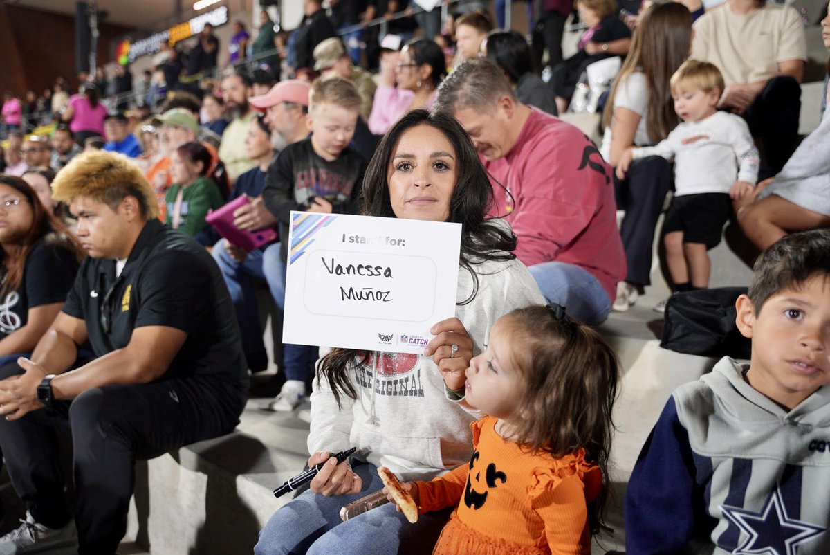 Yesterday we joined the <a href="/NFL/">NFL</a> and <a href="/Vikings/">Minnesota Vikings</a> at SAC to support #CrucialCatch — raising awareness for cancer prevention and early detection. Proud to bring this important mission to the El Paso community! 💜🎗️