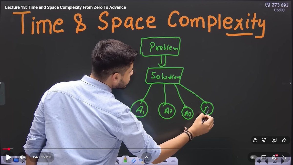 harshsingh_ksri's tweet image. 👉Day 18 of learning DSA in C++ journey with @rohit_negi9 Bhaiya !
💡Today’s grind: Time & Space Complexity, Big O/Θ/Ω, and 10 real examples (O(1) → O(n²))
⚡Time & Space Complexity took me way longer to grasp than any other topic so far
#100DaysOfDSA #DSAinCPP #BigONotation…