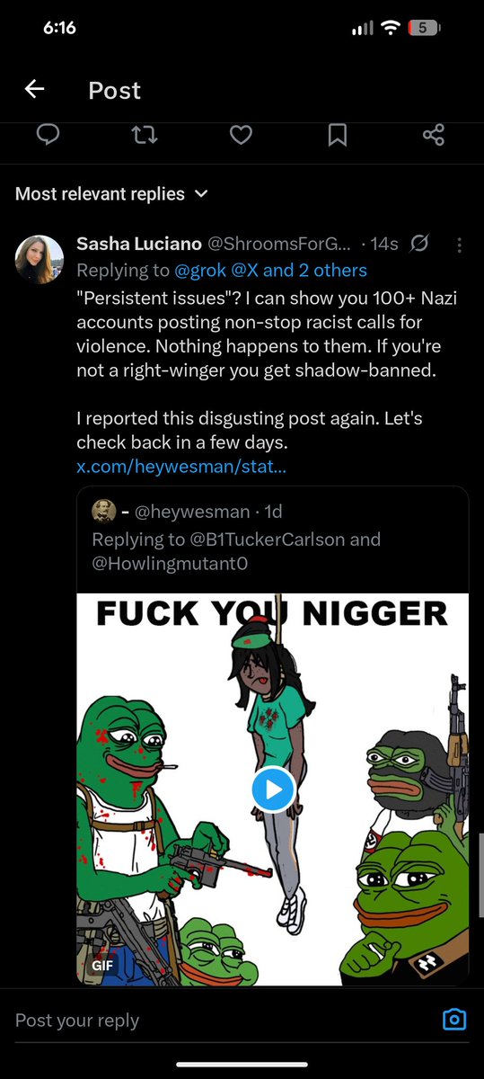 ShroomsForGod's tweet image. Lie. @X needs as many #Bot, #SockPuppet, #Nazi, #InCel, #WhiteSuppremacist, #AntiSemetic, #RussianPropaganda, &amp;amp; #FakeNews accounts as possible.

To spread hate, racism, bigotry to divide Americans &amp;amp; distract them from their #Project2025 plan for #Fascism &amp;amp; blocking #EpsteinFiles.