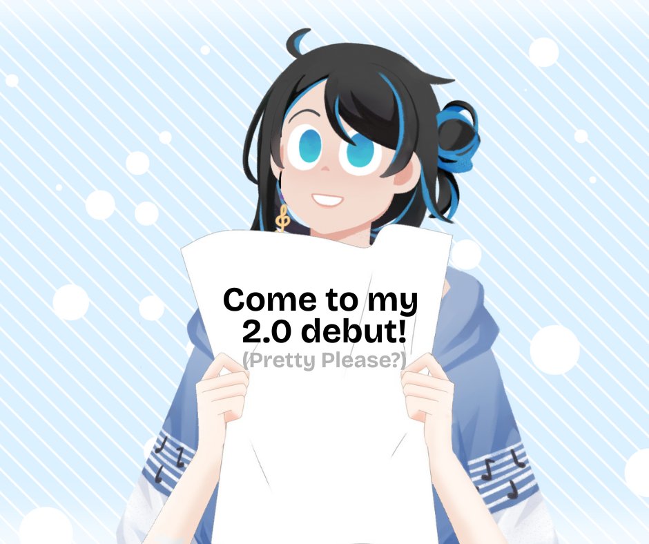 Vieno_m | EN VTUBER 🎵 (@vieno_m) on Twitter photo MY DEBUT IS IN LESS THAN 2 HOURS!!! 
You guys are planning to come... right? 🥺🥺
The model may already be revealed but I promise it looks so much cuter in motion 🎵 Maybe I should give you guys a teaser later....?
I will see you guys at 6PM EST!!
#Vtuber #ENVtuber MY DEBUT IS IN LESS THAN 2 HOURS!!! 
You guys are planning to come... right? 🥺🥺
The model may already be revealed but I promise it looks so much cuter in motion 🎵 Maybe I should give you guys a teaser later....?
I will see you guys at 6PM EST!!
#Vtuber #ENVtuber