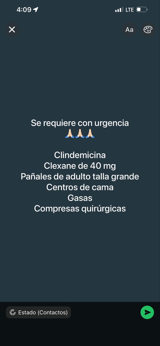 medicenMelc's tweet photo. Es para mi papá … 🙏🏻🙏🏻🙏🏻 https://t.co/e7LxfK1Xna