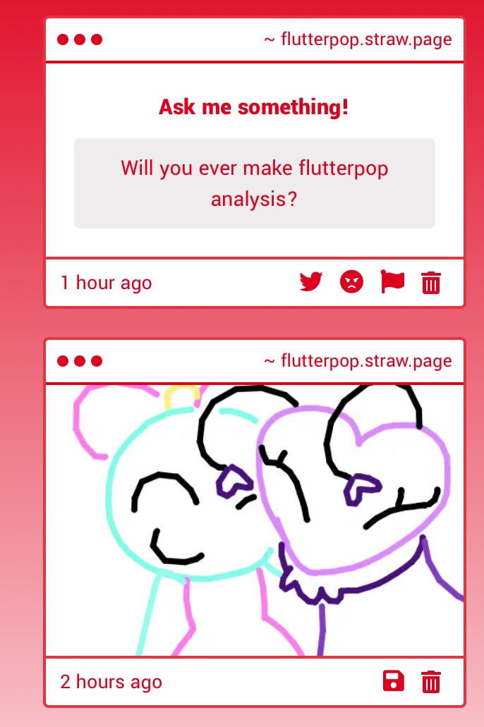 flutterpopdaily's tweet image. SO CUTE HI FLUTTER
Thanks
SOO ADORBS
Ok.
Immmm not sure what you mean by analysis but I’ve made a thread based on their “connections”!
CUTTEE TYSM